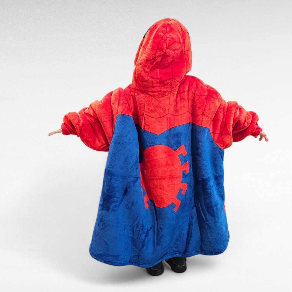 Spiderman Kids Oversized Hoodie - Picture 3 of 15